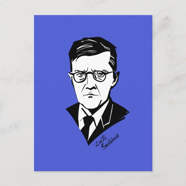 Dmitri Shostakovich Postcard (Front)