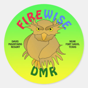 DMR Firewise Owl stickers & more (green)
