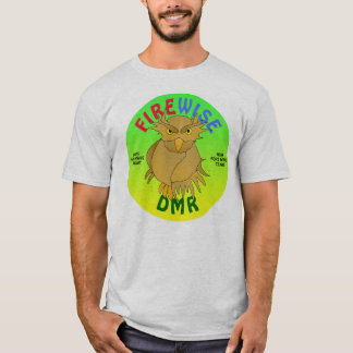 DMR Firewise Owl T-shirt (green background)
