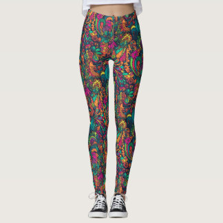 DMT Leggings psychédéliques [Doodle My Texture]