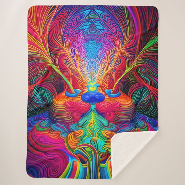 DMT Tunnel  Sherpa Blanket (Front)