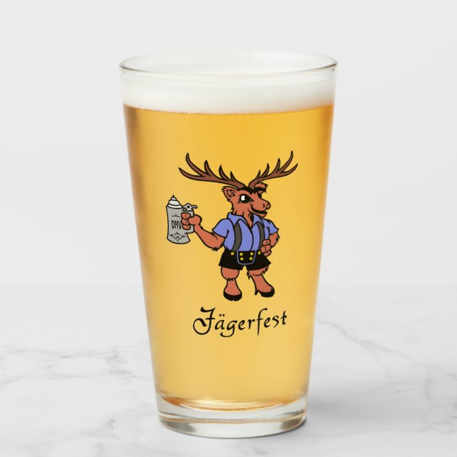 DMV Jägerfest Glass Tumbler (Front Filled)
