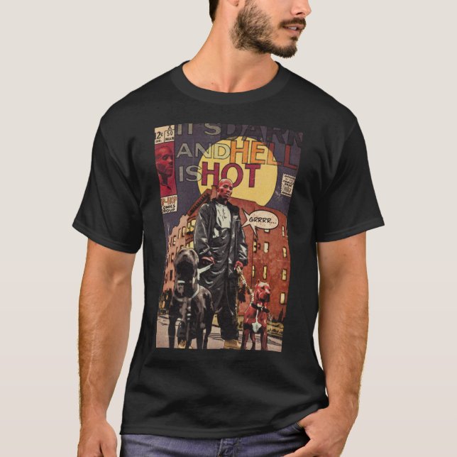 DMX - It’s Dark And Hell Is Hot - Hip Hop Comics C T-Shirt (Front)