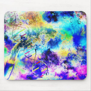DNA art code Mouse Pad