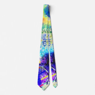 DNA art code Tie