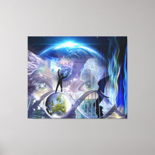 DNA Awakening design Canvas Print