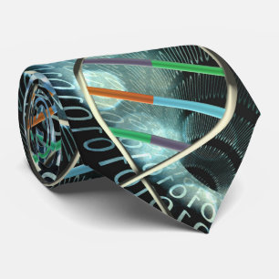 DNA binary code Tie