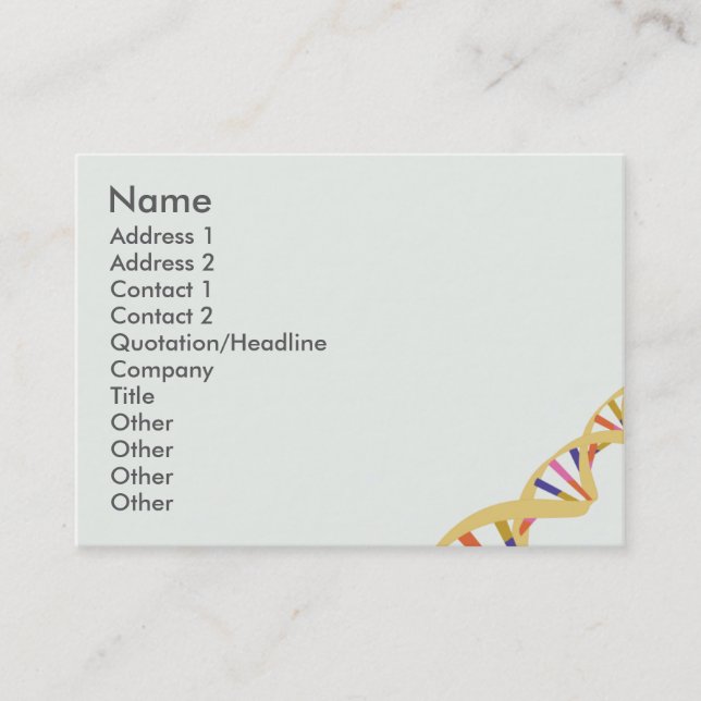 DNA - Chubby Business Card (Front)