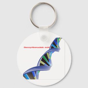 DNA - Deoxyribonucleic acid Keychain
