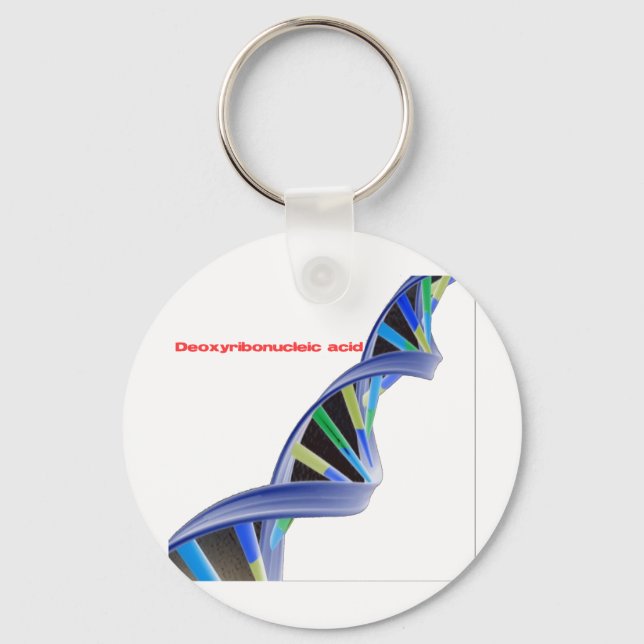 DNA - Deoxyribonucleic acid Keychain (Front)