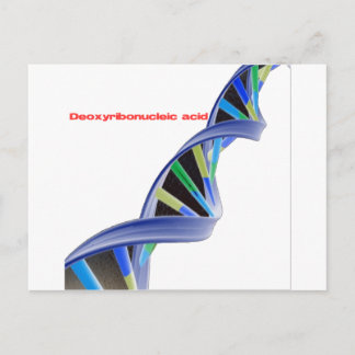 DNA - Deoxyribonucleic acid Postcard