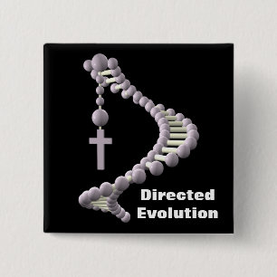 DNA Directed Evolution 2 Inch Square Button