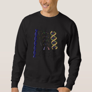 Dna Double Helix Chemical Formula Molecules Scienc Sweatshirt