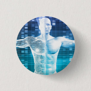 DNA Encoding and Genetic Code as a Science 1 Inch Round Button