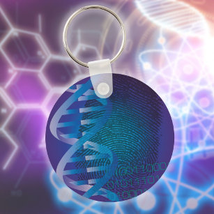 DNA Fingerprint Medical Science Keychain