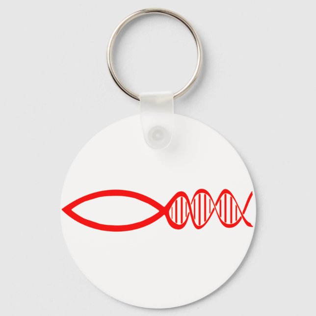 DNA Fish Keychain (Front)