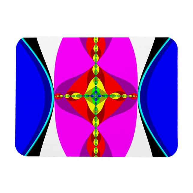 DNA - Fractal Art Magnet (Horizontal)