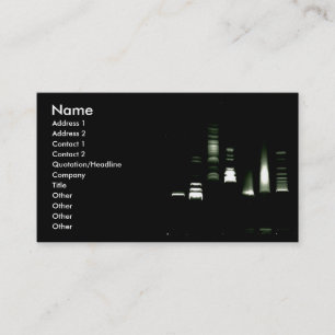 DNA Gel Electrophoresis Business Card