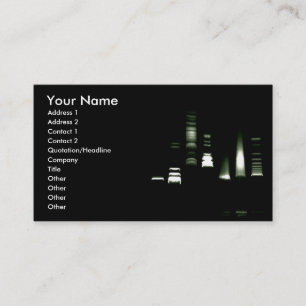 DNA Gel Electrophoresis Business Card (inverted)