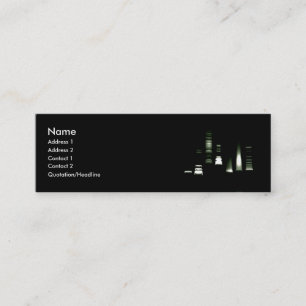 DNA Gel Electrophoresis Business Card (skinny)