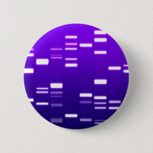 DNA Genetic Code Purple 2 Inch Round Button