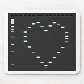 DNA heart on agarose gel Mouse Pad
