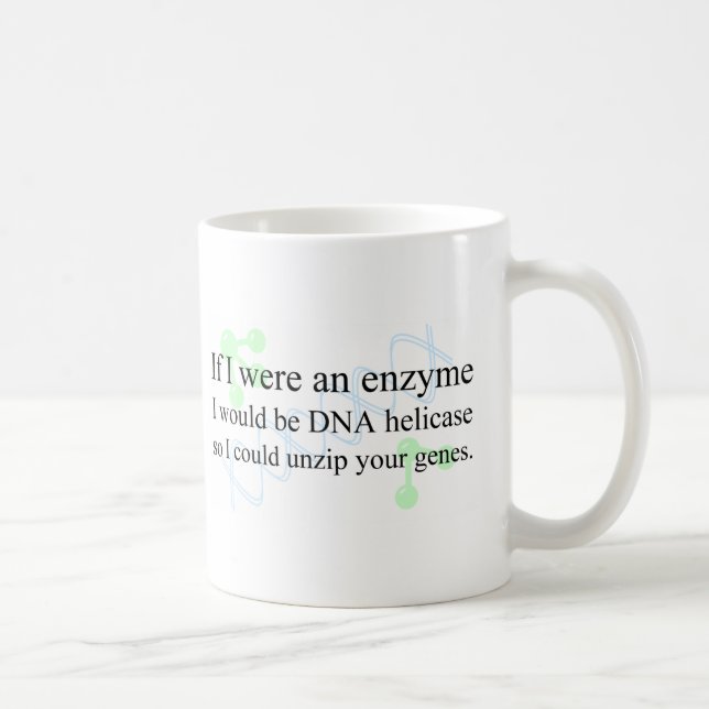 "DNA Helicase" Coffee Mug (Right)