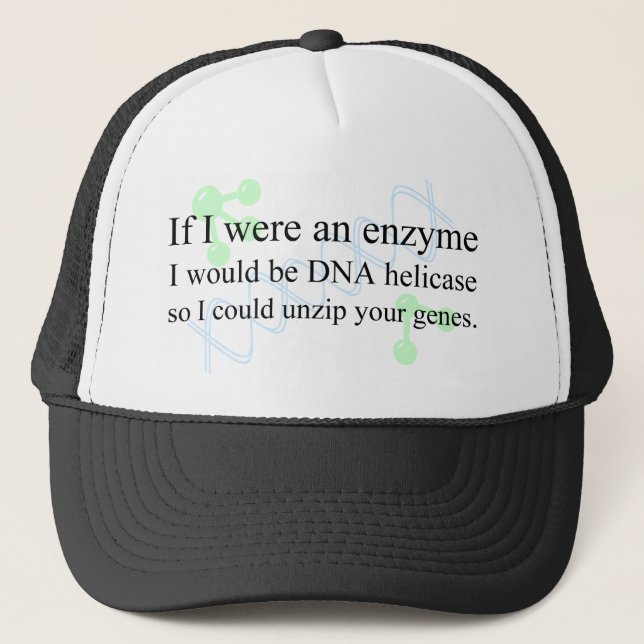 "DNA Helicase" Trucker Hat (Front)