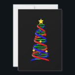 DNA Helix Christmas Tree Life Science Biology Holiday Card<br><div class="desc">DNA Helix Christmas Tree Life Science Biology</div>