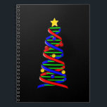 DNA Helix Christmas Tree Life Science Biology Notebook<br><div class="desc">DNA Helix Christmas Tree Life Science Biology</div>