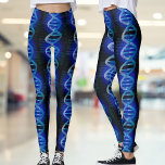 DNA ID Blue Medical Science Modern Cool Leggings<br><div class="desc">A cool,  trendy and fun medical science-inspired design. The perfect gift for all doctors,  nurses,  scientists,  science teachers,  lab technicians,  science students,  in short,  any science geek in your life (and that includes you)! Designed by Thisisnotme©</div>