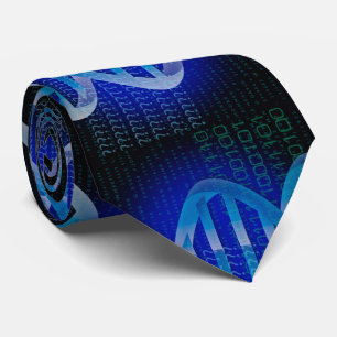 DNA ID Pattern Medical Science Tie