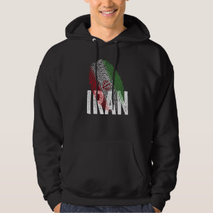 DNA Iranian Proud Iranian Cool Iran Flag Hoodie