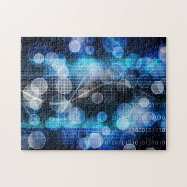 DNA Medical Science and Biotech Chemistry Genes Jigsaw Puzzle (Horizontal)