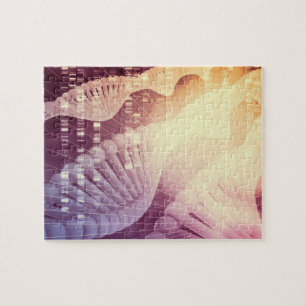 DNA Medical Science and Biotech Chemistry Genes Jigsaw Puzzle