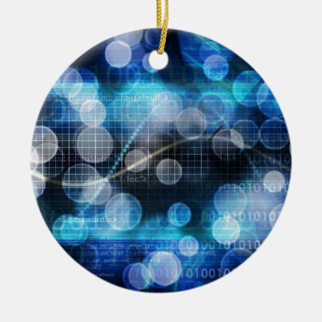 DNA Medical Science Ceramic Ornament (Front)