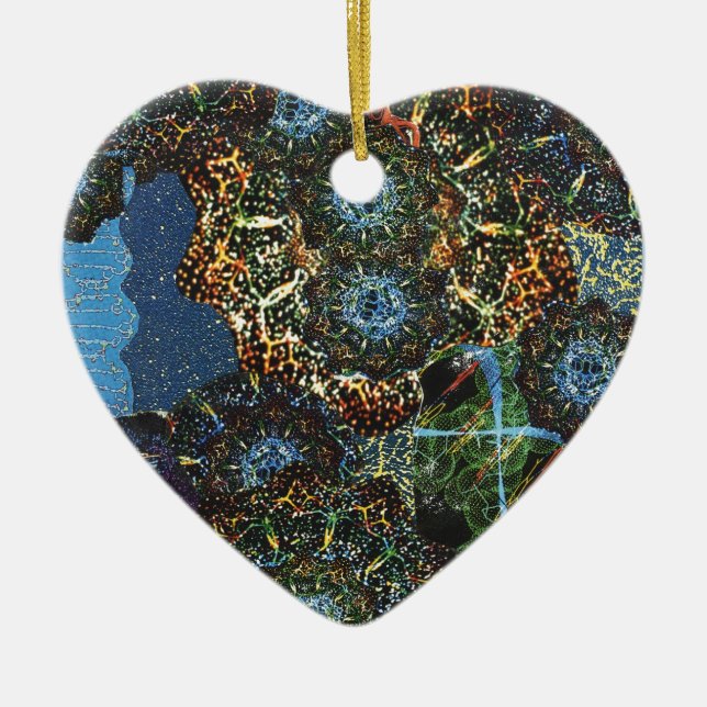 DNA~Memory Ceramic Ornament (Front)