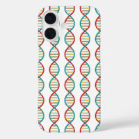 DNA Mid Century Modern STEM Biology Stripe white