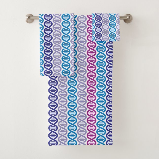 DNA Pattern Bath Towel Set (Insitu)