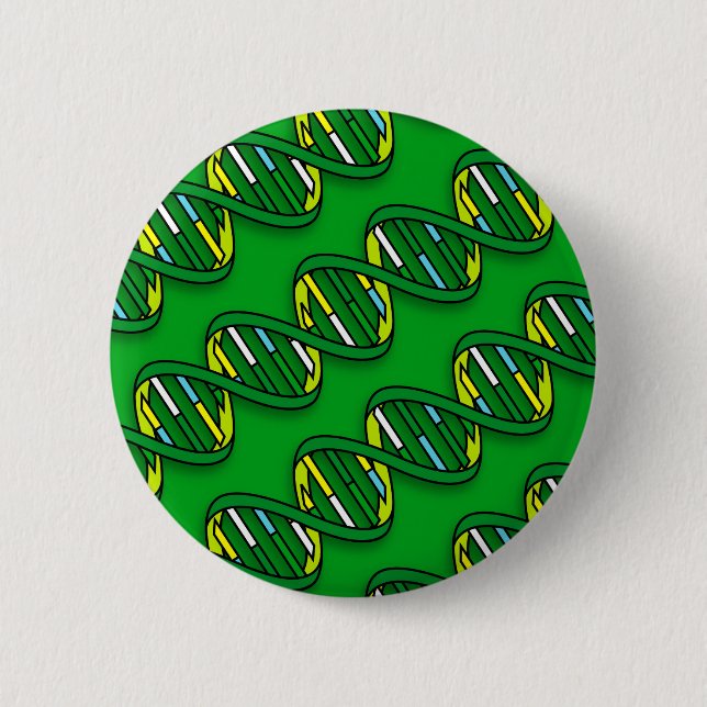DNA Pattern Medical Science 2 Inch Round Button (Front)