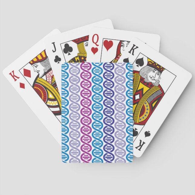 DNA Pattern Playing Cards (Back)