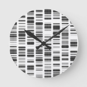 DNA Print - Round Clock