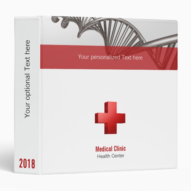 DNA Professional Medical Cross Binder (Front/Spine)