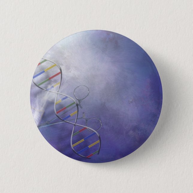 DNA SCIENCE 2 INCH ROUND BUTTON (Front)