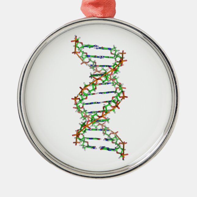 DNA - science/scientist/biology Metal Ornament (Front)