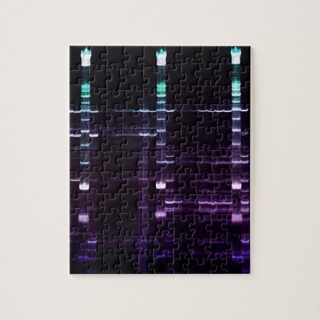 DNA Sequencing Gel 2 Jigsaw Puzzle (Vertical)