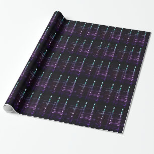 DNA Sequencing Gel 2 Wrapping Paper