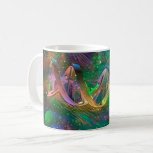 DNA Strand Artwork Coffee Mug
