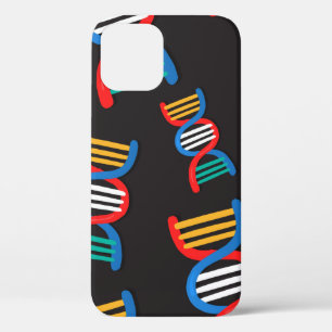dna strands pattern iPhone 12 case