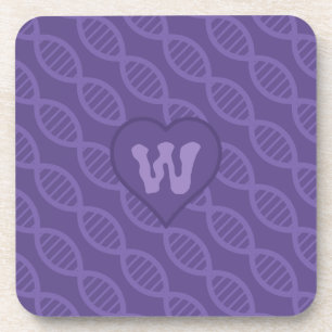 DNA Stripes Square Coaster